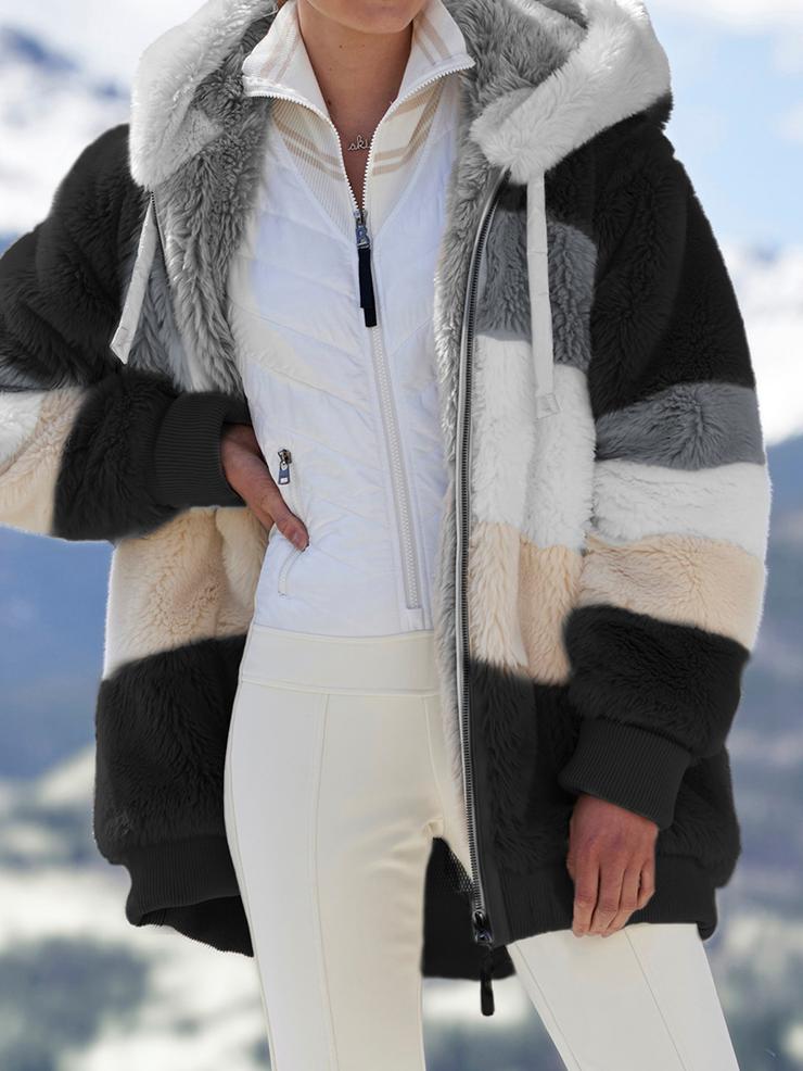 Plaid Cashmere Coat