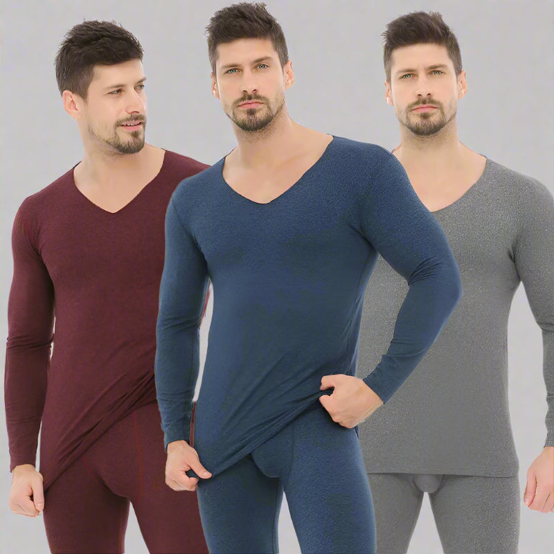 2Pcs/Set Thermal Underwear : Warm, Comfortable & Sleek