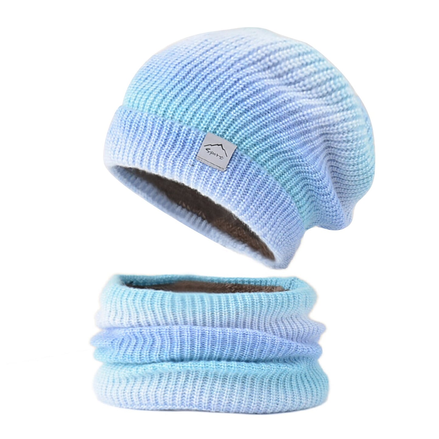 Winter Knitted Twin: Hat & Scarf Set