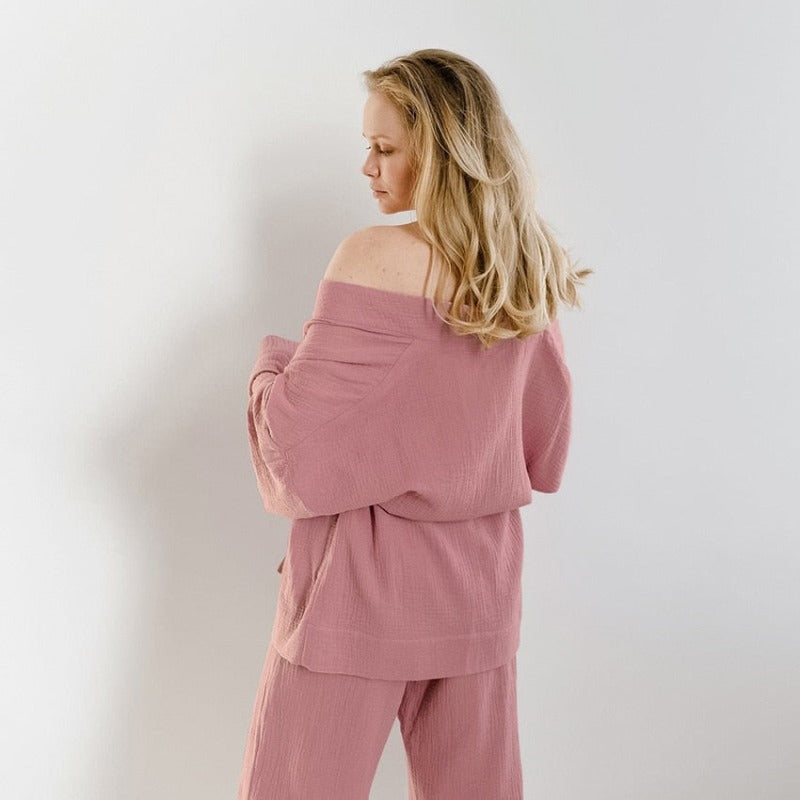 Awaken Your Inner Goddess: Luxurious 100% Cotton Kimono Pjs