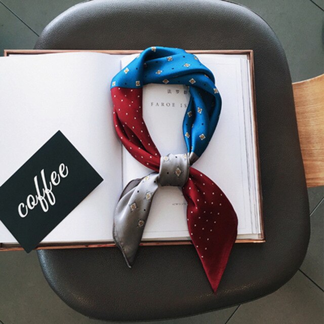 Opulent Silk Satin Headscarf
