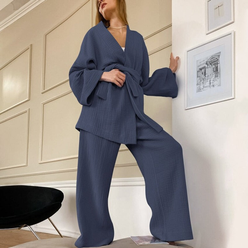 Awaken Your Inner Goddess: Luxurious 100% Cotton Kimono Pjs