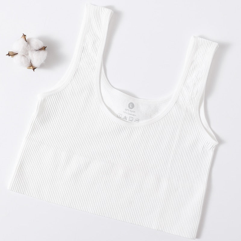 Seamless Scoop Neck Tank Top: Sexy, Comfy & Versatile