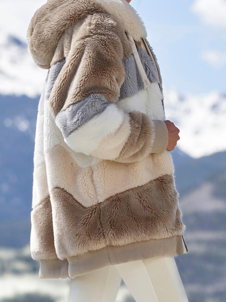 Plaid Cashmere Coat