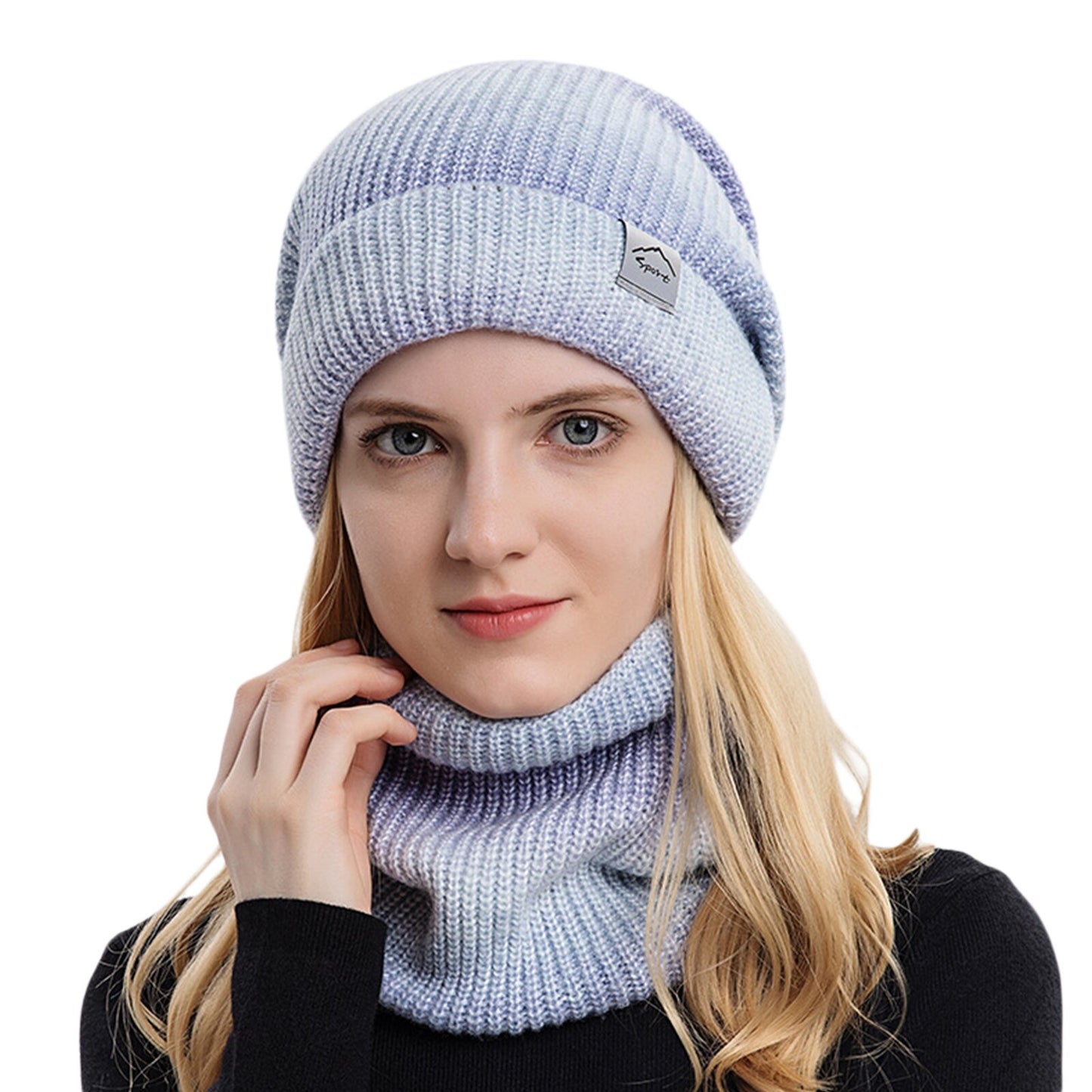 Winter Knitted Twin: Hat & Scarf Set