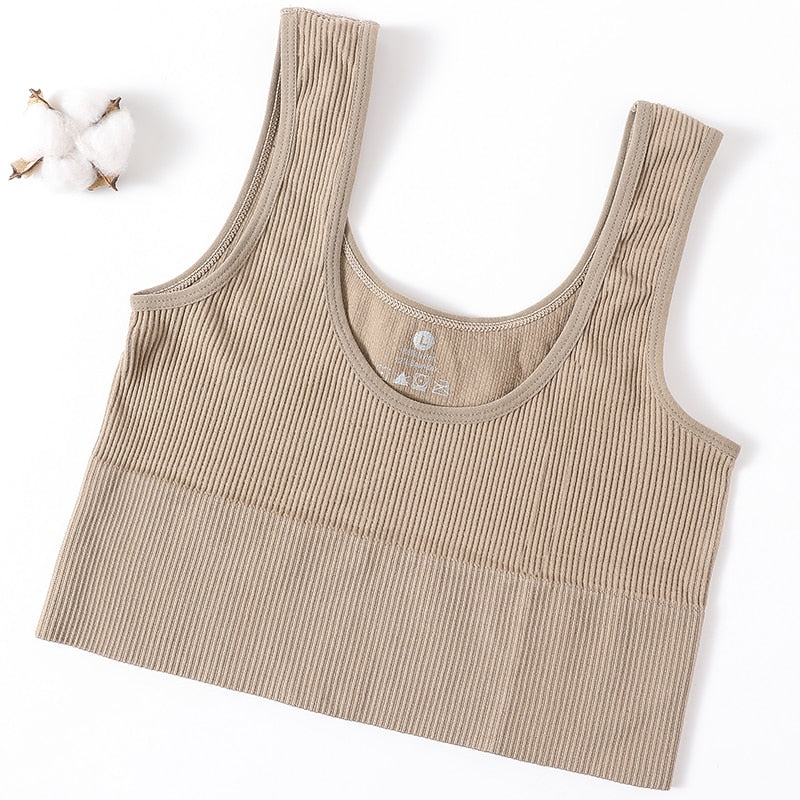 Seamless Scoop Neck Tank Top: Sexy, Comfy & Versatile