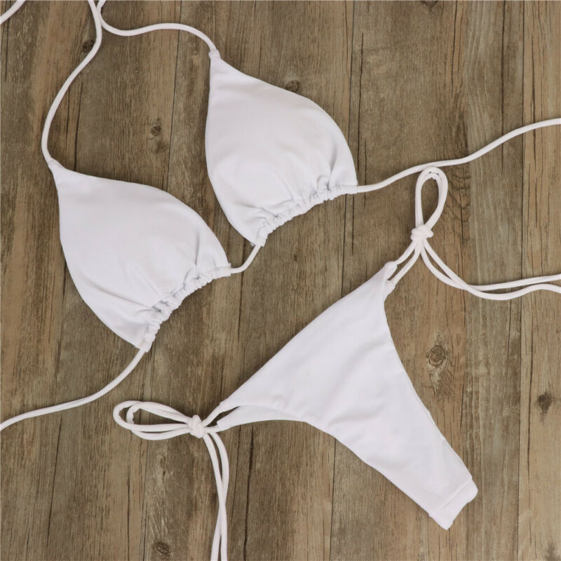 Alluring Triangle Bra & Tie Side Panty Bikini Set