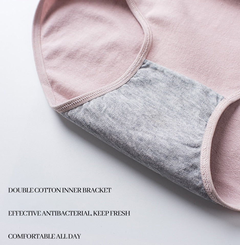 Soft & Breathable Cotton High Waist Briefs