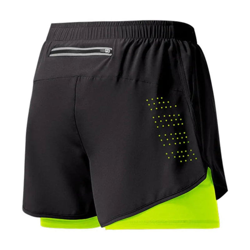 Workout Warrior: Men's Quick-Dry 2-Layer Shorts
