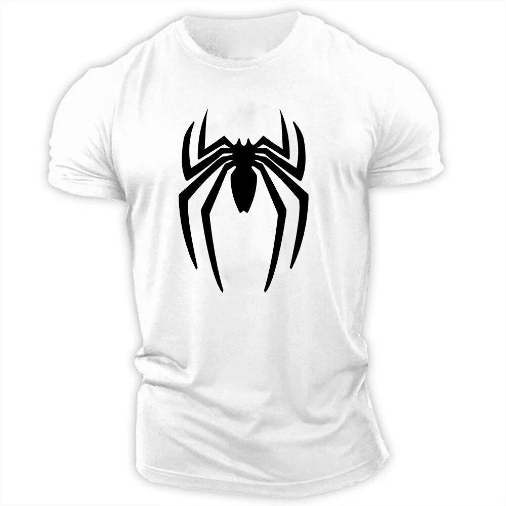 Swing In Style: Spider-Printed T-Shirt