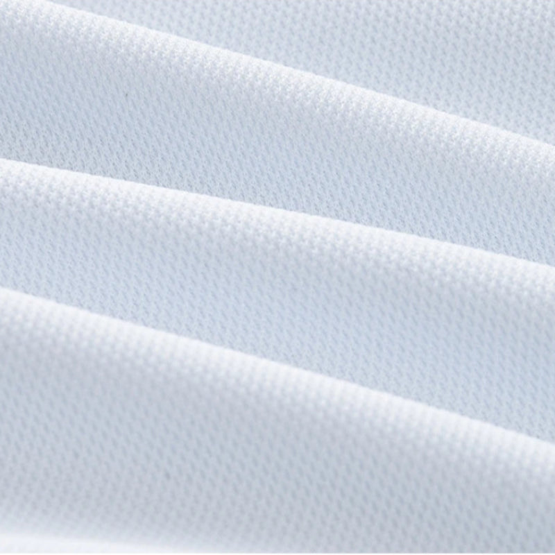 Close-up of white textured fabric