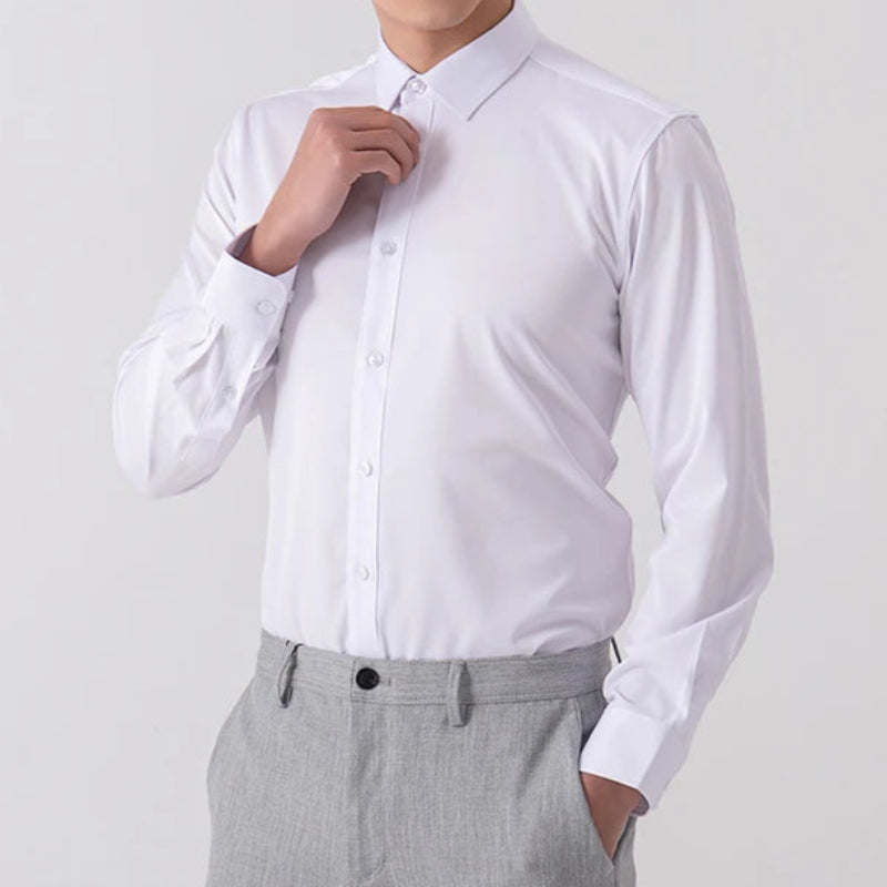 Unmistakable Style: Men's Slim Fit Solid Shirt