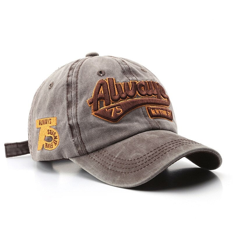 Always 75 Embroidery Baseball Hat