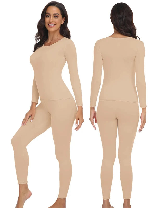 Warmth, Wrapped Up: Women's Ultra-Soft Thermal Underwear Set