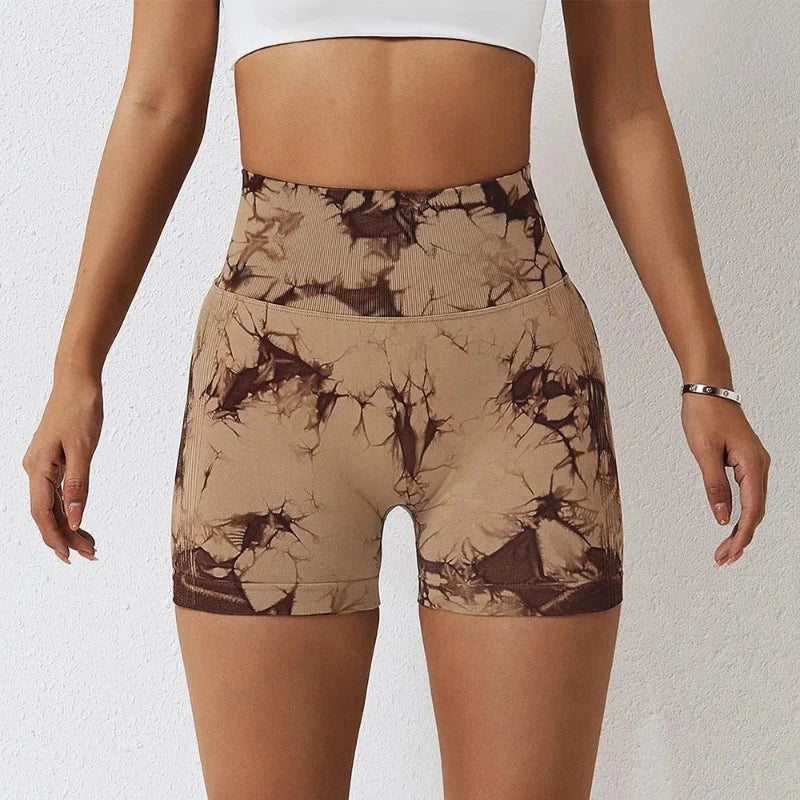 Body-Sculpting Fit: Tie-Dye Shorts That Flatter & Support