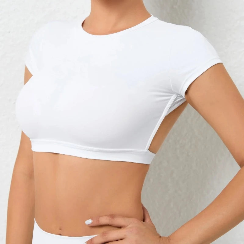 Next-Level Style: Backless Crop Top For All Activities