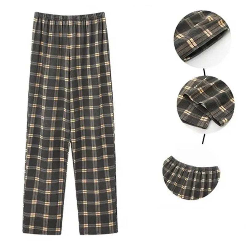 Upgrade Your Sleepwear: Men's Plaid Pajama Pants