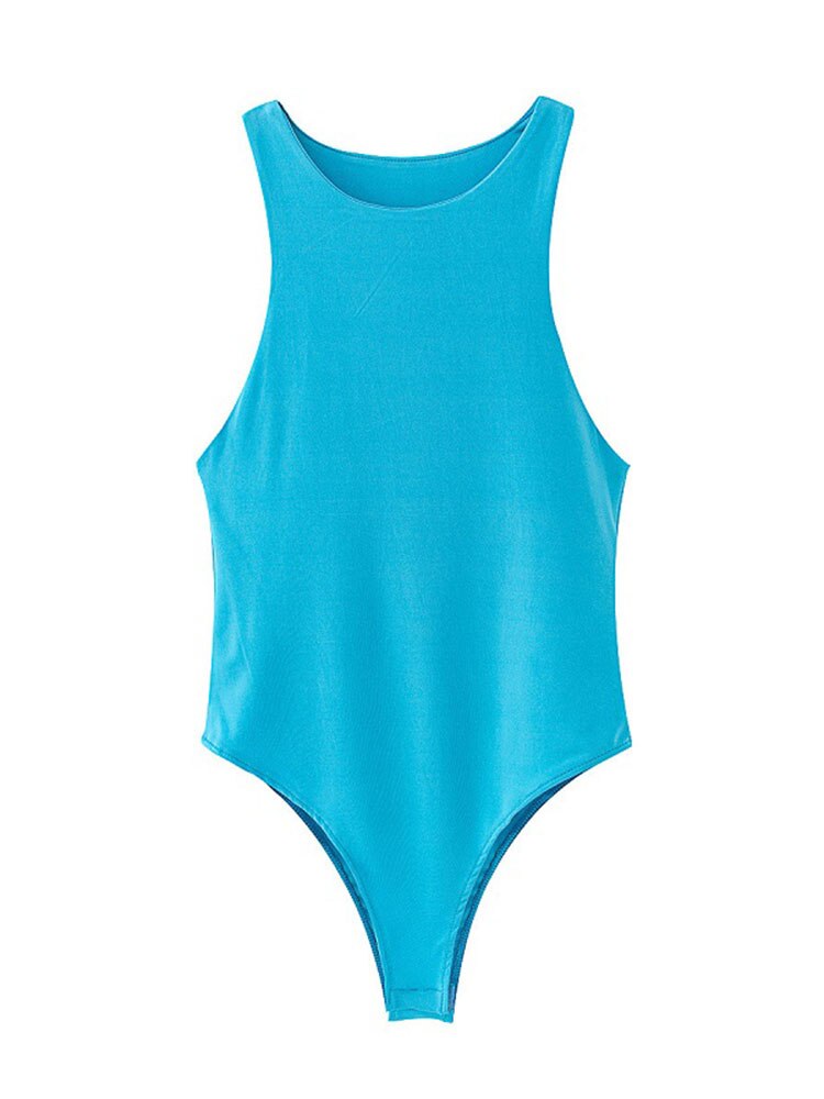 Power Play: The Alluring Solid Color Bodysuit