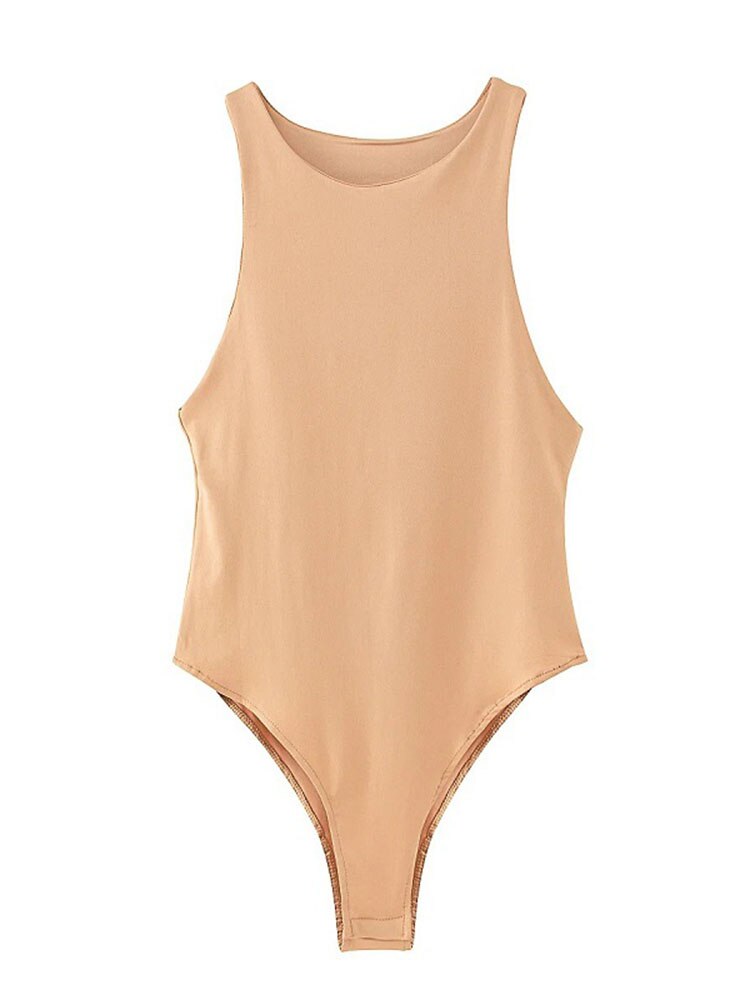 Power Play: The Alluring Solid Color Bodysuit