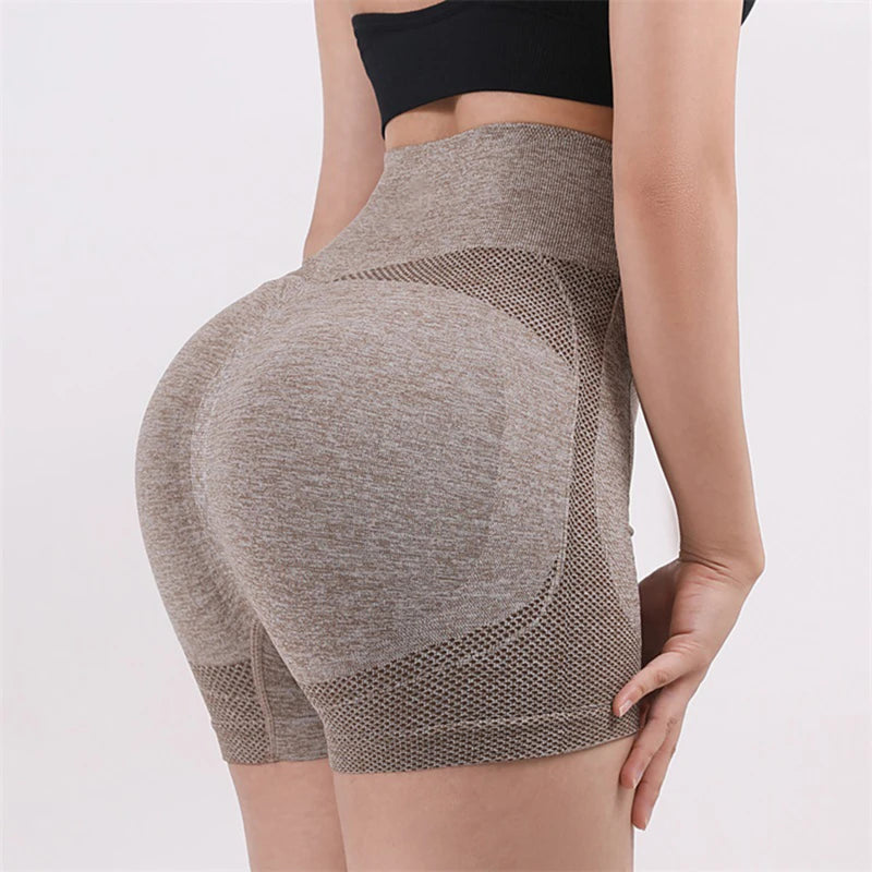 Sculpt & Support: High-Waisted Yoga Shorts