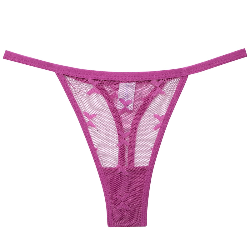 2 PCS Elegant Transparent Thong: Seamless, Breathable & Comfortable
