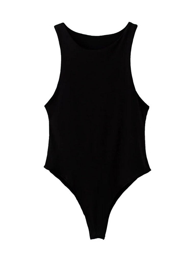 Power Play: The Alluring Solid Color Bodysuit