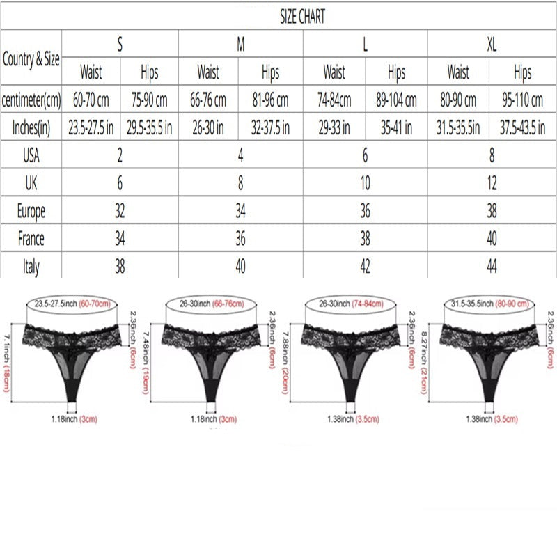 Lace G-String: Stylish, Breathable & Comfortable