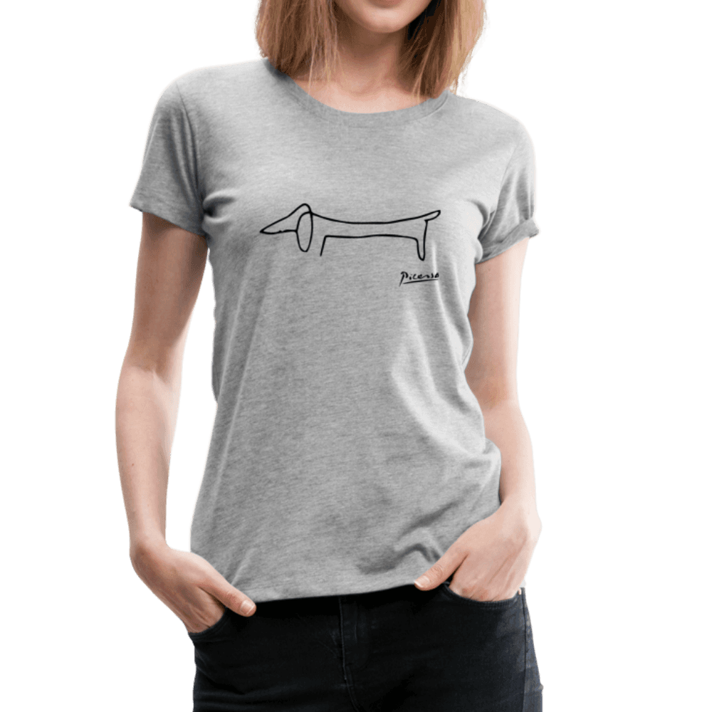 Honor Picasso's Playful Companion With This Artistic Dachshund T-Shirt