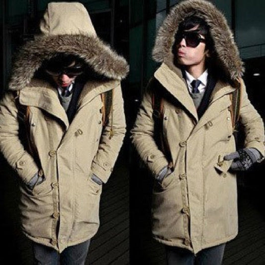 Urban Fortress: Shield Yourself In Style With This Cotton Parka Coat