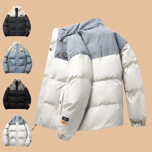 Stand Out In This Head-Turning Two-Tone Puffer Jacket