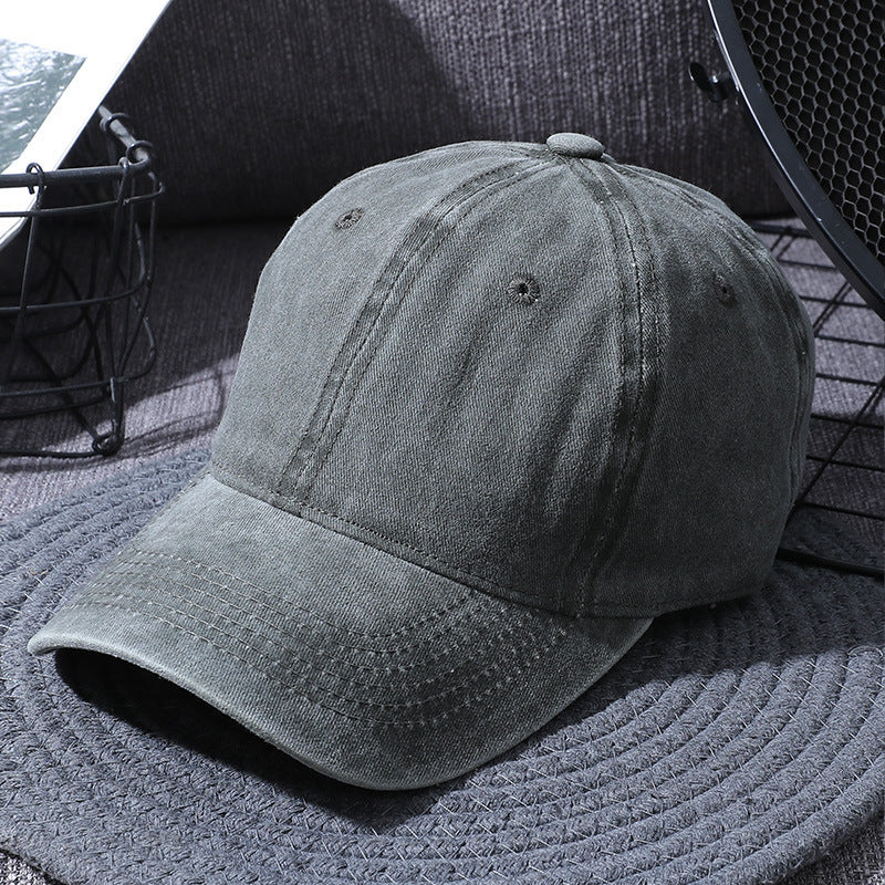 Washed Baseball Cap For Timeless Style