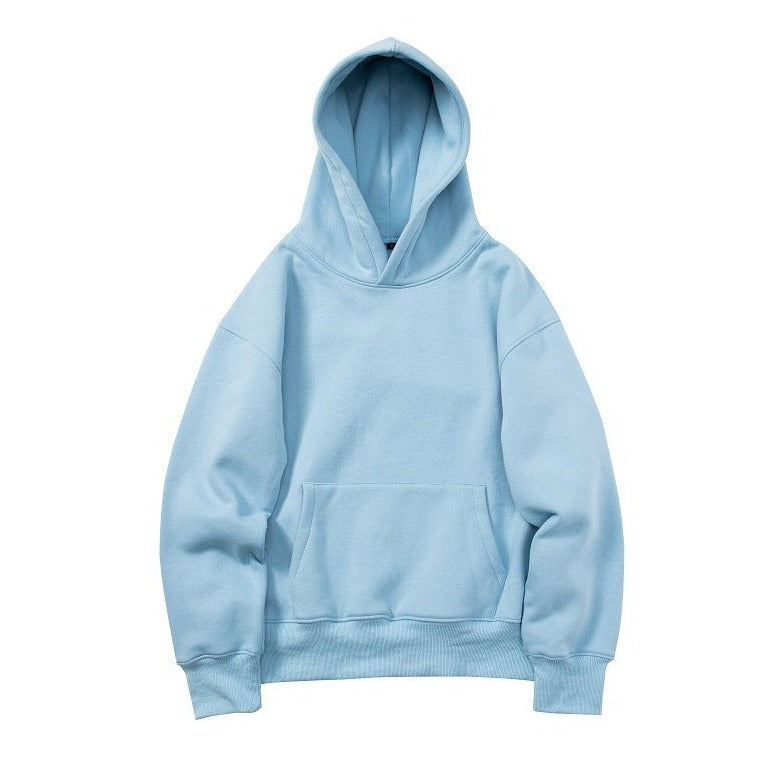 Pure Comfort: Wrap Up In This Solid Color Cotton Hoodie (For Him)