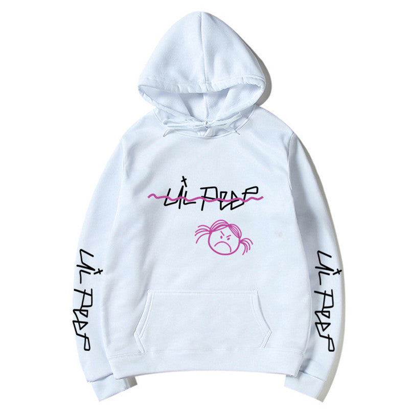 Channel Your Inner Emo Vibe: Lil Peep Print Hoodie