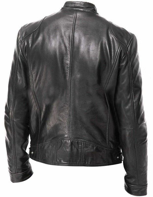 Built For Confidence: Premium PU Leather Jacket For A Polished Look