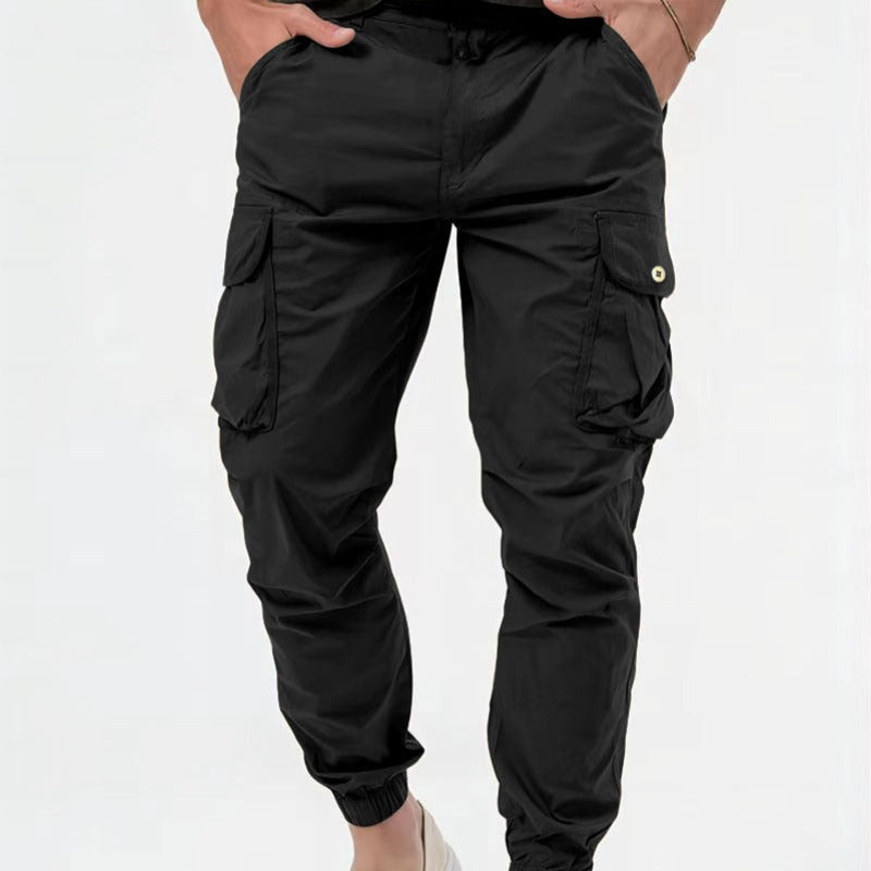 Cargo Cool: Utility Style Meets Comfort In Woven Pants