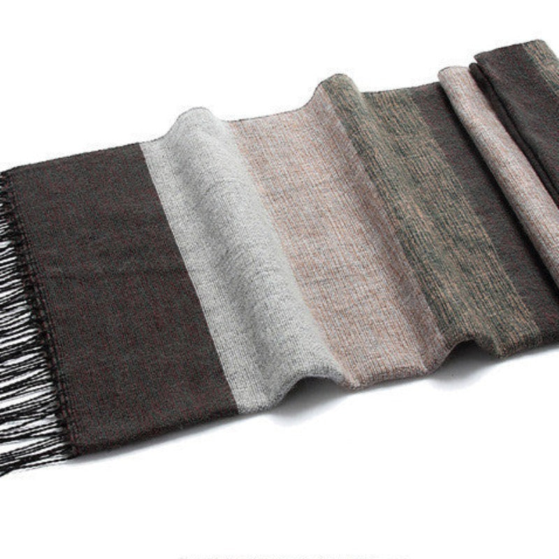 Cashmere Touch Luxe Scarf: Stripe Up Your Style