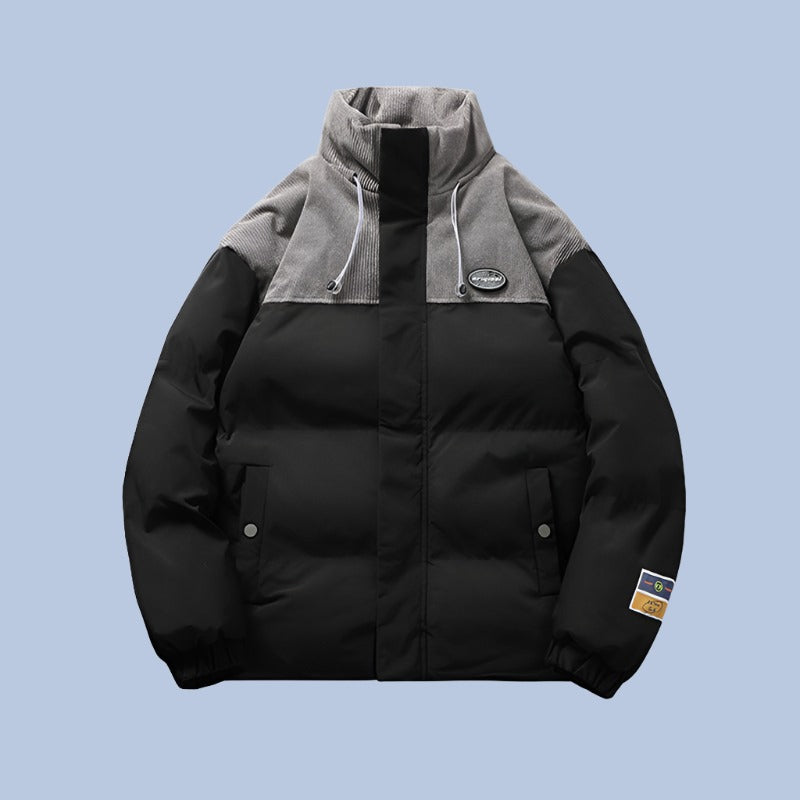 Stand Out In This Head-Turning Two-Tone Puffer Jacket