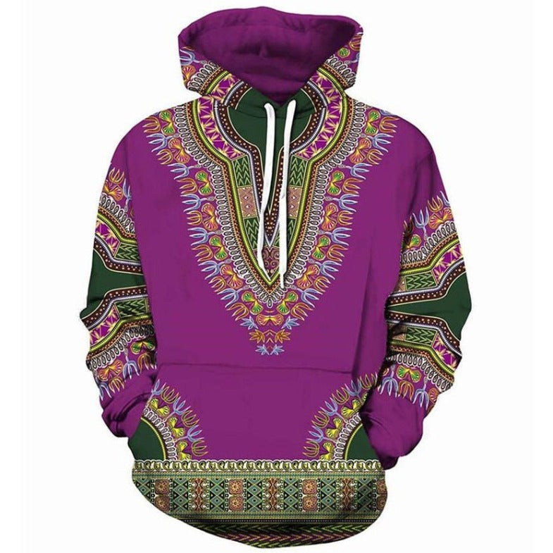 Unleash Your Inner Vibrance: 3D Printed Hoodies with African Flair