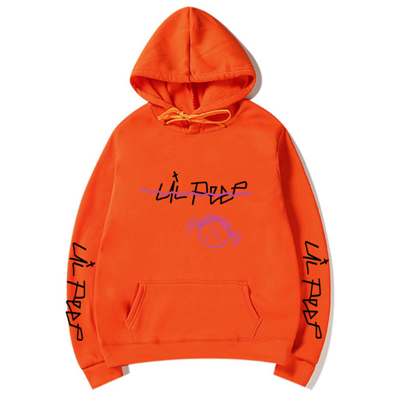 Channel Your Inner Emo Vibe: Lil Peep Print Hoodie