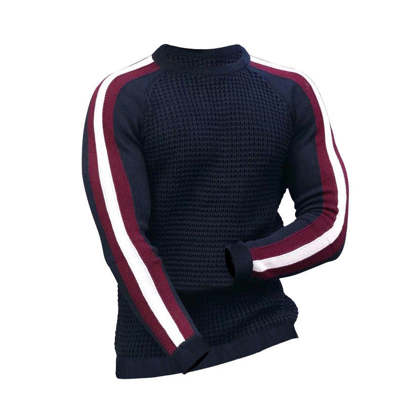 Chilled Vibes, Elevated Style: The Contrast Slim Sports Sweater