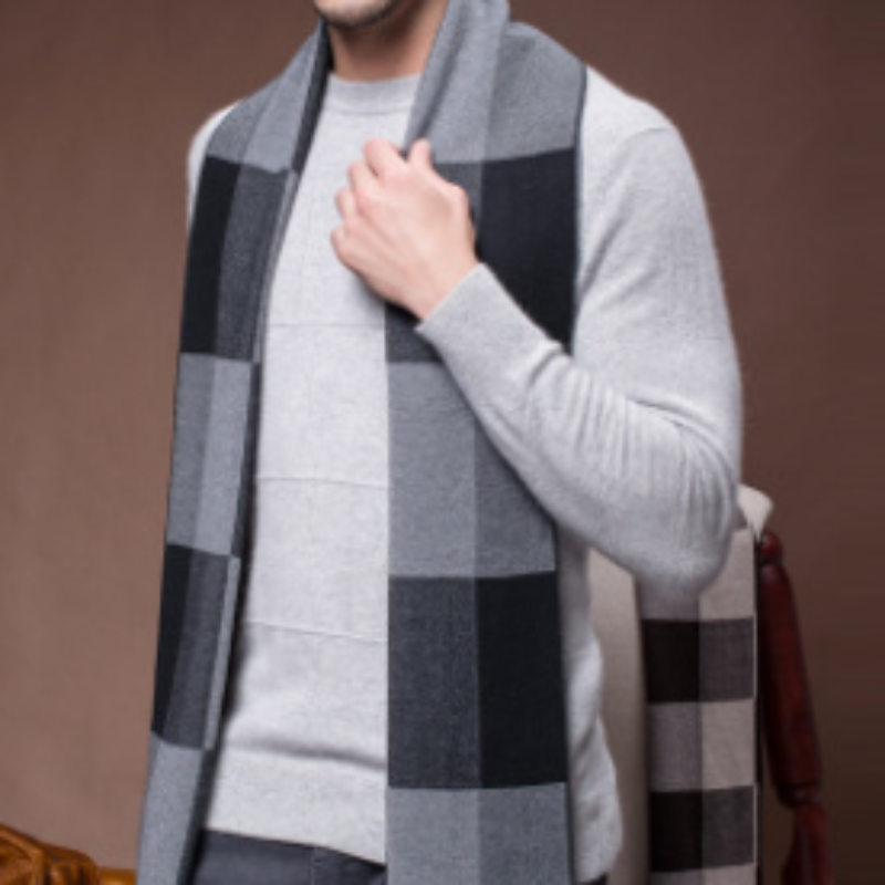 Wrap Yourself In Warmth & Style: The Ultimate Wool Plaid Scarf