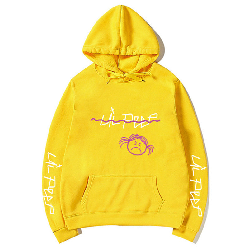 Channel Your Inner Emo Vibe: Lil Peep Print Hoodie