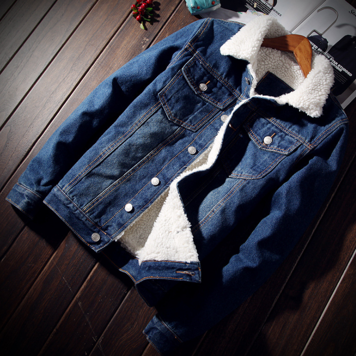 Oversized Denim Bomber Jacket