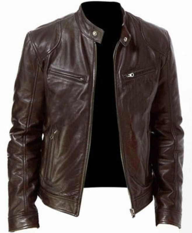 Built For Confidence: Premium PU Leather Jacket For A Polished Look