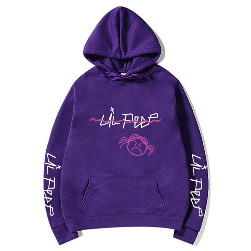 Channel Your Inner Emo Vibe: Lil Peep Print Hoodie