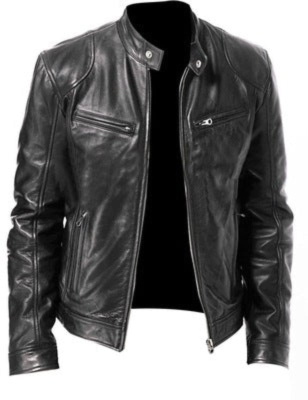 Built For Confidence: Premium PU Leather Jacket For A Polished Look