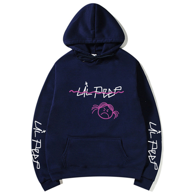 Channel Your Inner Emo Vibe: Lil Peep Print Hoodie