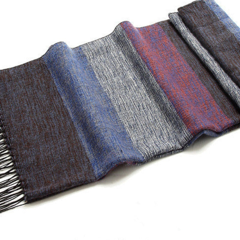 Cashmere Touch Luxe Scarf: Stripe Up Your Style