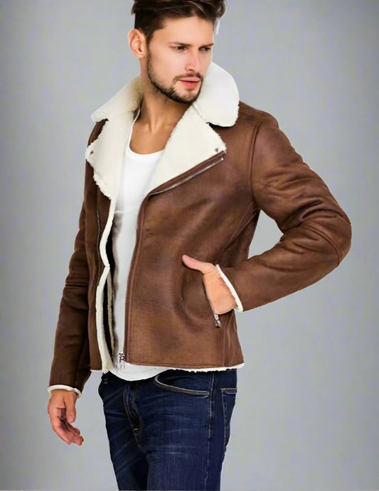 Warning: Excessive Chicness (Brown Leather + Faux Fur)