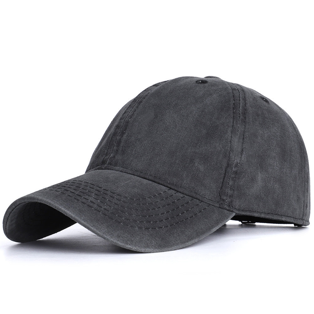 Washed Baseball Cap For Timeless Style